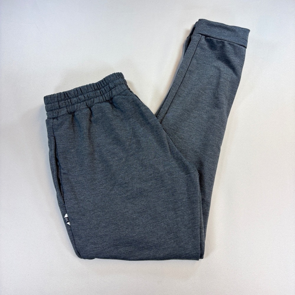 On Cloud Sweat Pants Men M Gray Green Ribbed Knee Athleisure Joggers On Running